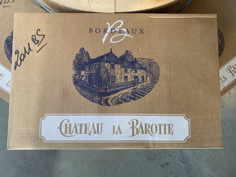 carton 6 bouteilles 2011 fût de chêne château la barotte st andré de cubzac