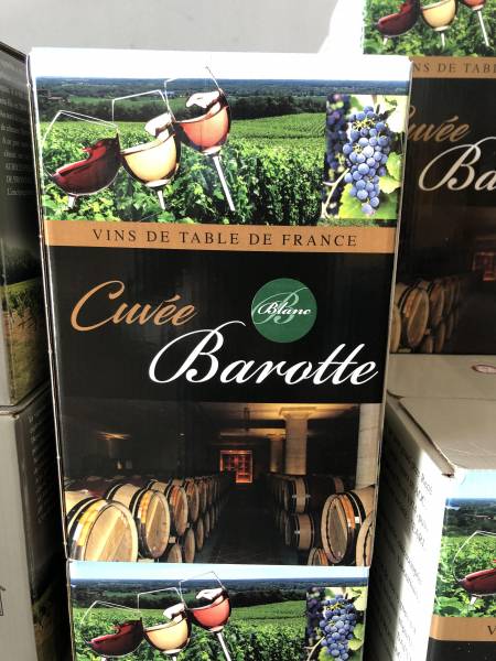 Acheter du vin de table blanc en bag in box pas cher en Gironde